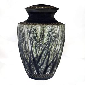 Les urnes de crémation de chemin en aluminium bon marché pour les cendres humaines, les urnes de photo commémorative - Product Image 1