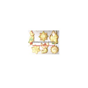 Beautiful Classic Christmas Tree Ornaments High Quality Fabric Hanging Decorations - Product Image 1