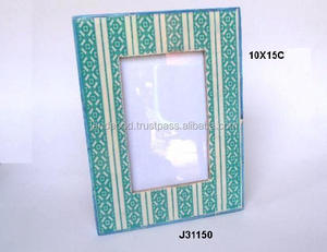 Incrustation d'os de haute qualité et cadre Photo en résine avec motifs imprimés décor à la maison Table Photo imprimé à la main - Product Image 2