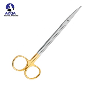 Tijeras Hegeman, Instrumentos dentales quirúrgicos de 18cm con/sin carburo de tungsteno, filo de corte, acero inoxidable alemán - Product Image 5