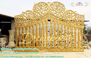 Décoration de scène de mur arrière de mariage haut de gamme dernière réception de mariage cadres de toile de fond de scène panneaux décorations de mariage - Product Image 2