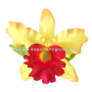 Sunne Tropical Cattleya, accesorios para el cabello de flores de tela multicolor a la moda, tocado elegante de 3,5 pulgadas para bodas y regalos - Product Image 3