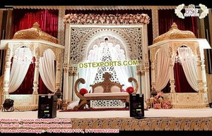 Scène de réception de mariage en arabe, en carton, élégante, traditionnel - Product Image 5