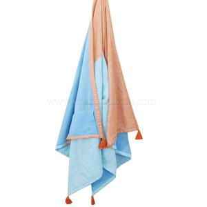Wholesale Cotton Turkish Pestemal Fouta <b>Towel</b> Terry Golf Tunisian <b>Towels</b> Handmade <b>Extra</b> <b>Large</b> Beach <b>Towels</b> - Product Image 2