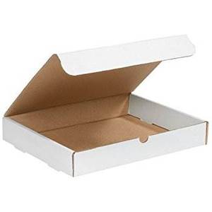 White Corrugated Box Fancy New Design Rectangle Fancy Decorating Modern Box - Product Image 1