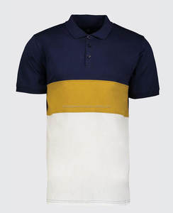 Polo a rayas de nuevo diseño al por mayor a granel para hombre, Polo de camisa con cuello acanalado y manga, polos de algodón transpirables - Product Image 3