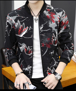 Blouson d'automne type aviateur pour homme, vêtements de sport à la mode, décontracté, 2021 - Product Image 6