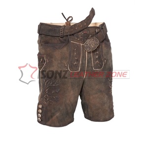 En gros Pas Cher Personnalisé Autrichien Herren Court Sexy Suede Cuir Lederhosen Plus La Taille Maternité Brodé Trachten/Bavarois/ - Product Image 1