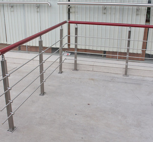 סיני נירוסטה כיכר צינור כבל מעקה אבזרי - Product Image 4