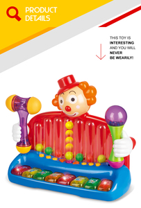 En desarrollo <span class=keywords><strong>de</strong></span> juguete bebé <span class=keywords><strong>payaso</strong></span> musical piano con campana <span class=keywords><strong>de</strong></span> mano - Product Image 2