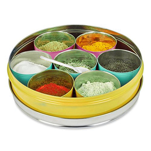 Tapa colorida de acero inoxidable Caja de especias Tapa colorida de acero Tapa colorida de alta calidad - Product Image 1