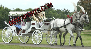 Carruaje de boda con cubierta de vidrio, carro de boda de caballo real, fabricante indio, Buggy de caballo para la venta - Product Image 6