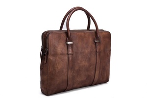 Retro <b>Mens</b> Canvas <b>Leather</b> Laptop <b>Messenger</b> <b>Bag</b> - Product Image 5