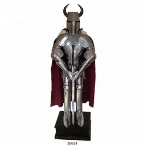 Костюм средневековой доспехи рогатый полный костюм доспехи средневековый полноразмерный доспех костюм средневекового воина