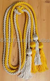 Service de conception OEM, fils personnalisables, qualité supérieure, glands torsadés en or et argent antique, garnitures, cordons - Product Image 5