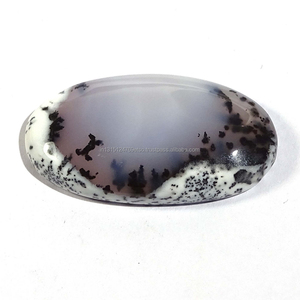 Opale Dendrite Naturelle Blanche de Qualité AAAAA, Cabochon, Coupe Machine Haute Technologie, Formes Multiples, Créations Rida - Product Image 1