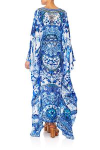 Caftan multicolore à imprimé numérique pour femmes, vêtements élégants pour la plage, - Product Image 5
