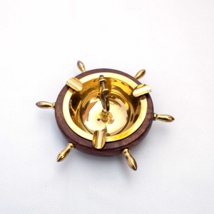 Verified Supplier Marine Ashtray Customizable Designs, Luxury Marble Lid