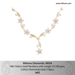 Collier pendentif en or jaune avec diamant véritable Bijoux fins de luxe - Product Image 6