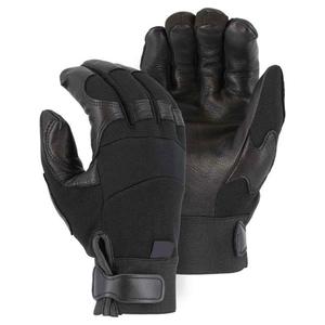 Gants de pilote et de motard en cuir de grain de peau de vache robustes gants de cuir synthétique de conducteur en matériau durable confortable unisexe - Product Image 5