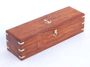 32-Spyglass de telescopio antiguo náutico con caja de palisandro para artículo de regalo de Chrism - Product Image 6