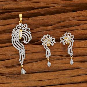 Juego de colgante chapado en oro AD Fancy exports-53797 - Product Image 1