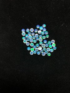 Cabochon en opale de feu éthiopienne naturelle de 4mm AAA + Grade Multi Fire Pierres précieuses en vrac de haute qualité IGI Certified Thermal Treated Wholesale - Product Image 4