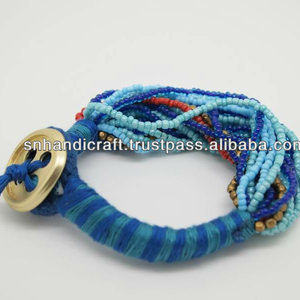 Premium Quality Cotton <b>Rope</b> <b>Bracelet</b> Nautical Anchor <b>Bracelet</b> Anchor Hook <b>Bracelet</b> - Product Image 1