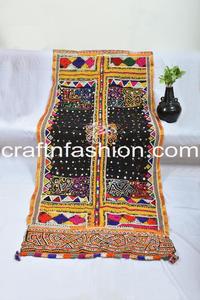 Kutch Dhabdi Handmade Rabari <b>Shawl</b> Indian Ethnic Multi-Colored Traditional Scarf - Product Image 6