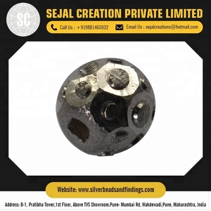 Ready Stock Silver Laser Cut Beads Best Quality 6mm <b>Spacers</b> for Jewelry Findings - Product Image 4