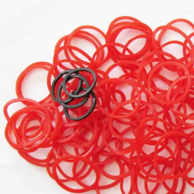 Red colour Fish rubber bands / High-Quality Natural rubber band from Factory in Vietnam