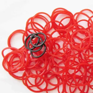 Red colour Fish rubber bands / High-Quality Natural rubber band from Factory in Vietnam