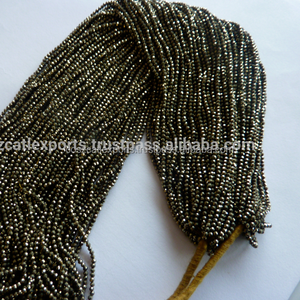 Brins Belles perles de rondelle enduites d'or de spinelle noir naturel Micro pierre précieuse à facettes tierce partie certifiée pour les bijoux - Product Image 2