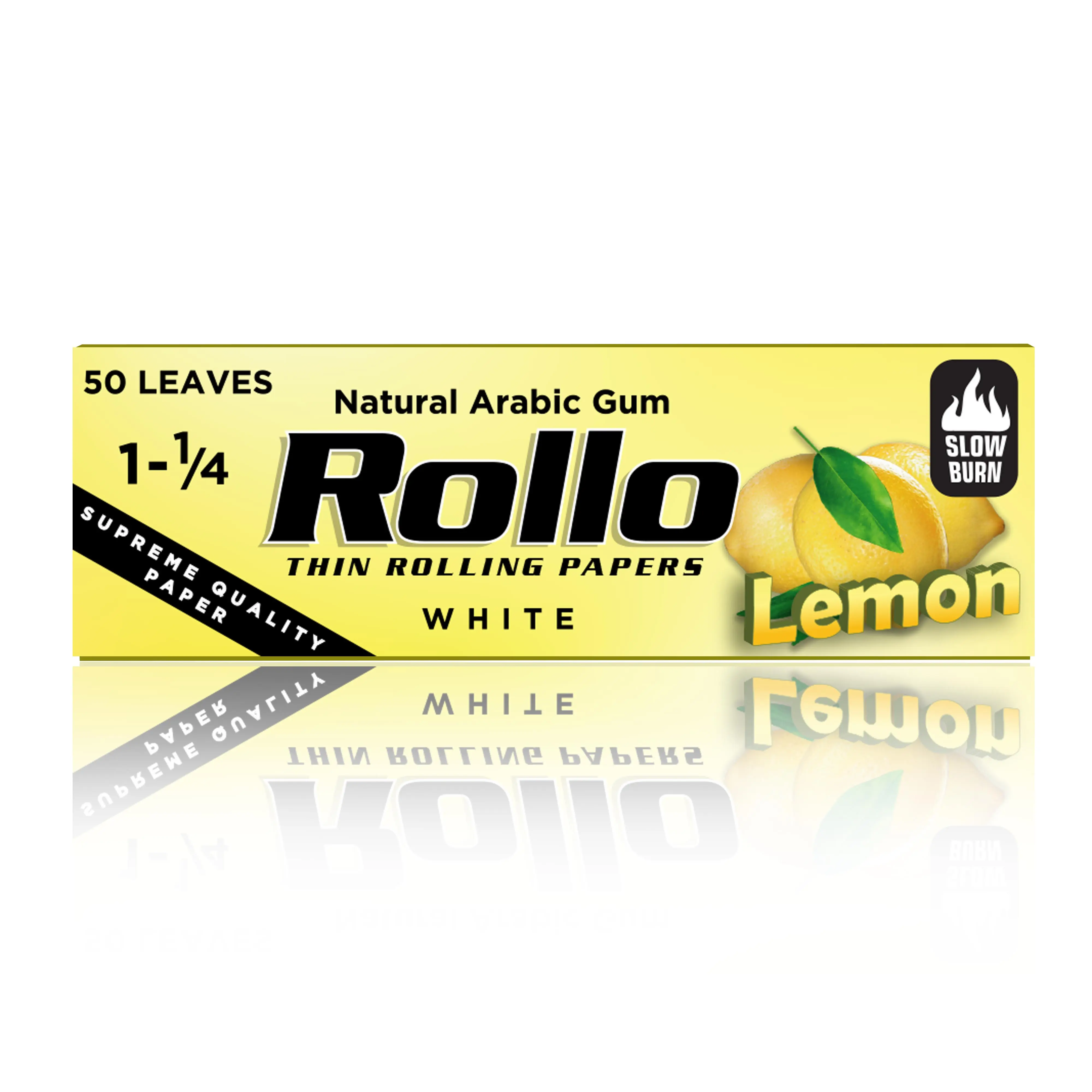 Роликовая бумага Rollo для лимонной сигареты, испанская 1 1/4 44x78