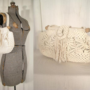   Borsa Macramè Fatta a Mano 'Happiness' - Product Image 1