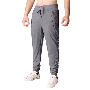 Pantalon de survêtement slim personnalisé de haute qualité pour hommes 100% coton d'hiver anti-rides de haute qualité - Product Image 3