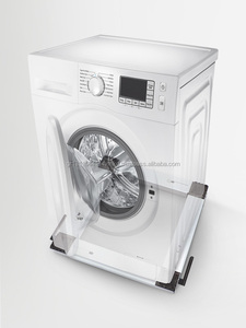 ล้อเลื่อน/ล้อหมุน/รถเข็นแบบปรับได้สำหรับเครื่องใช้ไฟฟ้าขนาดใหญ่ สีขาว รูปทรงสี่เหลี่ยม สำหรับเครื่องซักผ้า - เครื่องอบผ้า และเครื่องใช้ไฟฟ้าภายในบ้าน - Product Image 3