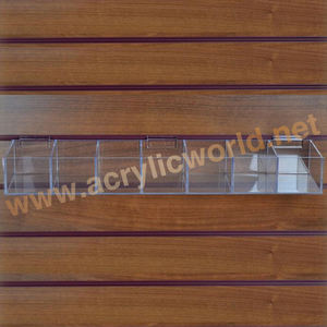 <b>Clear</b> Acrylic Slatwall Display Shelf/display <b>Box</b> - Product Image 5