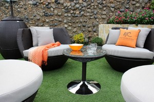 Diseño delicado PE Rattan Patio al aire libre Jardín Comedor Conjunto Muebles de mimbre - Product Image 2