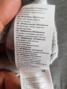 Lote de jersey con etiquetas de marca para hombre, jersey con cierre y cremallera, cuello redondo, manga larga, Jersey de algodón de colores sólidos grises, disponible en banda de 240 V - Product Image 6