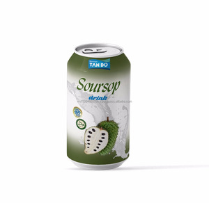 All-Natural 330ml Vietnamese Soursop Juice <b>Can</b> Fruit & <b>Vegetable</b> Juice - Product Image 1