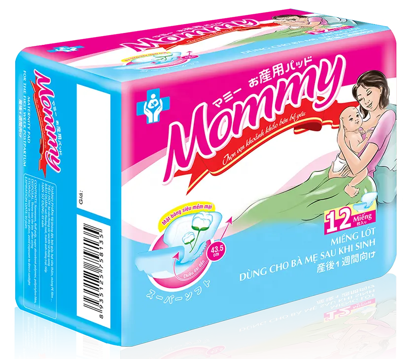Sıhhi için ped altında hamile anneler kullanımı anneler için 1 hafta doğum sonrası üretmek KY VY corporation'dan Vietnam