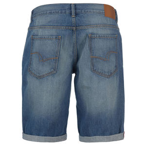 กางเกงขาสั้นผ้ายีนส์ของผู้ชายผ้าฝ้าย100% ลายพื้นเป็นมิตรกับสิ่งแวดล้อมกำหนดขนาดและสีได้เองราคาถูก - Product Image 2