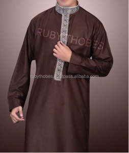 Saudi Thobe Adults Long Ethnic Modest Casual Style Viscose Cotton Fabric Winter <b>Summer</b> Season Plus Size Thawb <b>Abaya</b> Dresses XS - Product Image 2