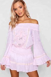 ชุดเดรสงานปักสไตล์หรูหรามีสไตล์ Odm/oem ชุดเดรสคลุมชายหาดแบบตะวันตกสำหรับผู้หญิงชุดปาร์ตี้แบบตะวันตกลำลองแบบตะวันตก - Product Image 5