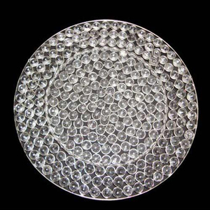 K9 <b>Crystal</b> Charger Plate Silver Charger Plate Round Shape <b>Cheap</b> Price Charger Plate Export Quality Tabletop Decoration Plater - Product Image 1
