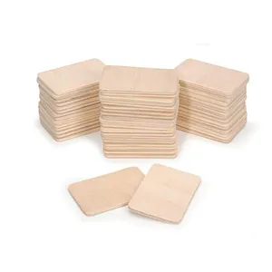Custom artigianato cartolina regalo di carta di legno La Tua personalizzata in bianco palo di legno stand