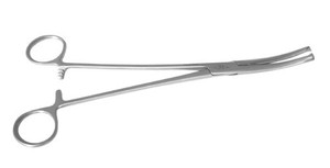 MAINGOT HISTERECTOMíA FÓRCEPS 1X2 DIENTES 20cm 24cm Ginecología Instrumentos Calidad alemana Mahersi Certificado CE - Product Image 4