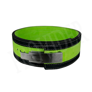 Ceinture de musculation réglable, ceinture de levier rehausseur pour le soutien du dos dans la gymnastique, disponible avec options de remplissage en cuir en daim et en rotin - Product Image 2