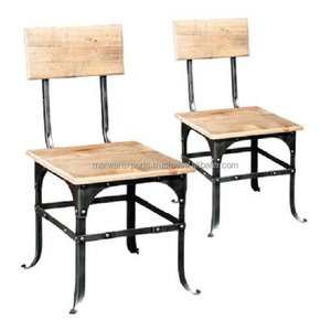 Chaise en bois de récupération fantaisie - Product Image 6